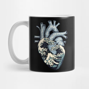 Kanagawa Heart Mug